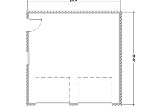 Floor Plan - Main Floor for Country House Plan #410-3602, 0 bath