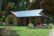 Country Style House Plan - 3 Beds 2 Baths 1094 Sq/Ft Plan #472-283 