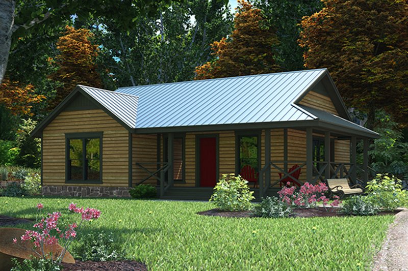 Home Plan - Country Exterior - Front Elevation Plan #472-283