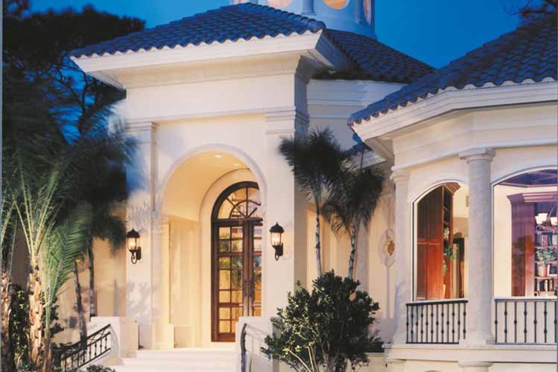 House Plan Design - Exterior - Front Elevation 3 for Mediterranean House Plan #930-256 - 3 bed, 3.5 bath