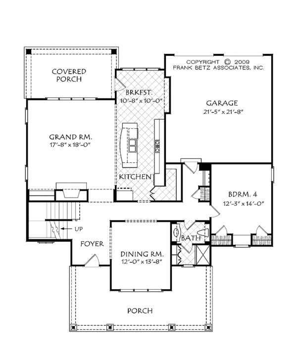 Home Plan - Colonial Floor Plan - Main Floor Plan #927-520