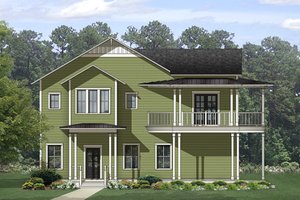 Country Exterior - Front Elevation Plan #1058-149