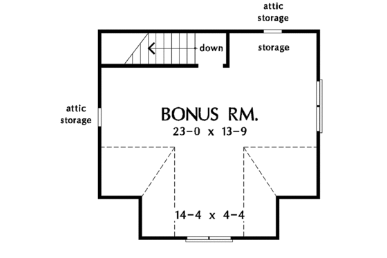 Floor Plan - Other Floor for Victorian House Plan #929-557 - 3 bed, 2 bath