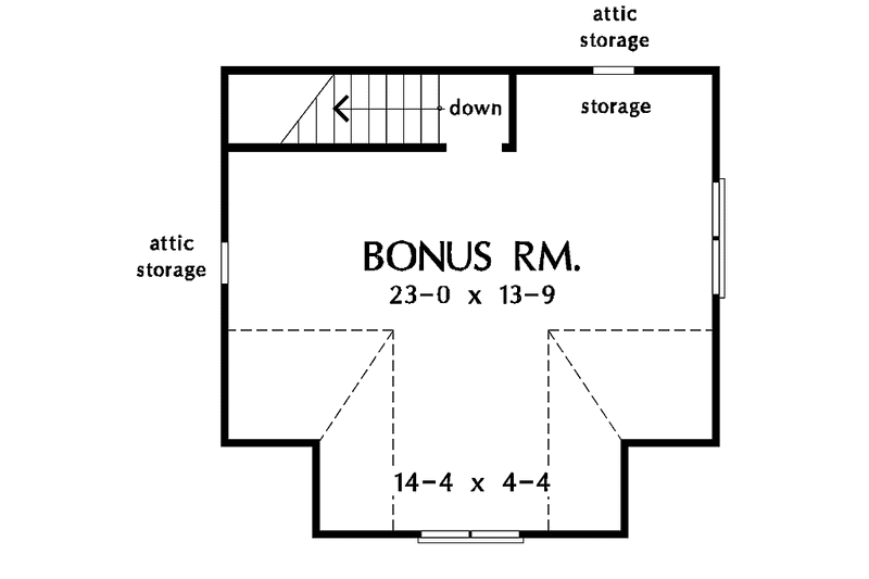Home Plan - Floor Plan - Other Floor for Victorian House Plan #929-557 - 3 bed, 2 bath