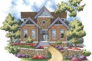 Contemporary Exterior - Front Elevation Plan #930-152
