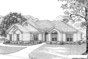 Ranch Style House Plan - 4 Beds 3 Baths 1989 Sq/Ft Plan #17-2731 