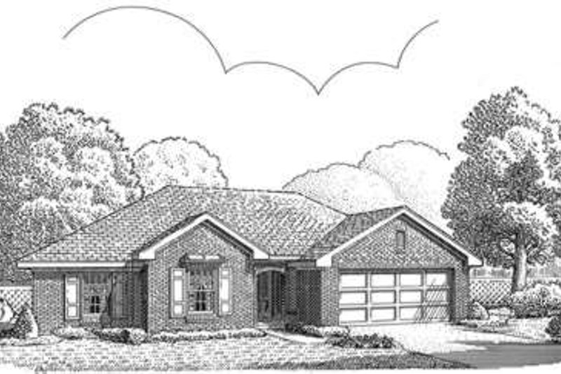 Dream House Plan - European Exterior - Front Elevation Plan #410-321