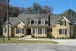 Dream House Plan - European Exterior - Front Elevation Plan #1054-56