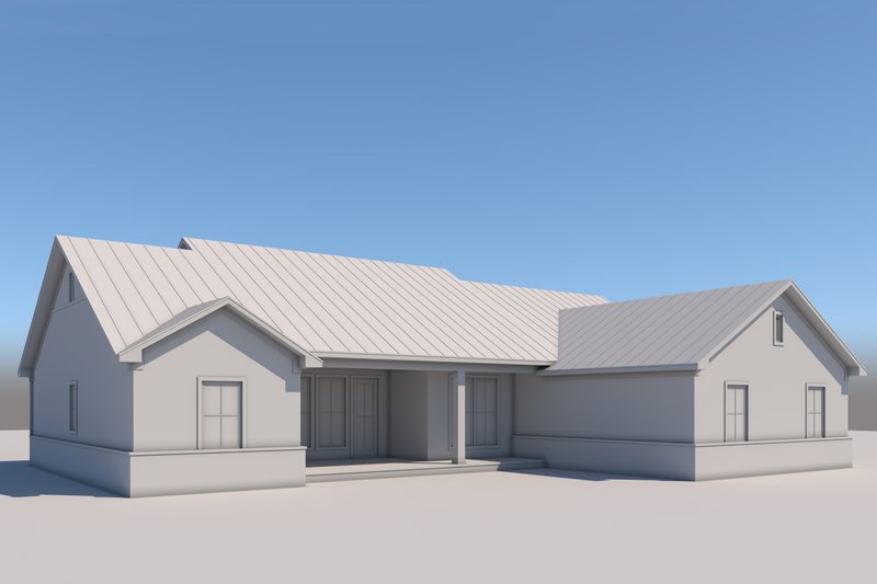 House Plan Design - Exterior - Rear Elevation for Farmhouse House Plan #430-346 - 3 bed, 2.5 bath