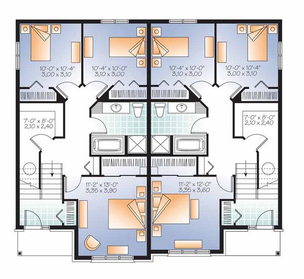 Dream House Plan - Traditional Floor Plan - Lower Floor Plan #23-2496