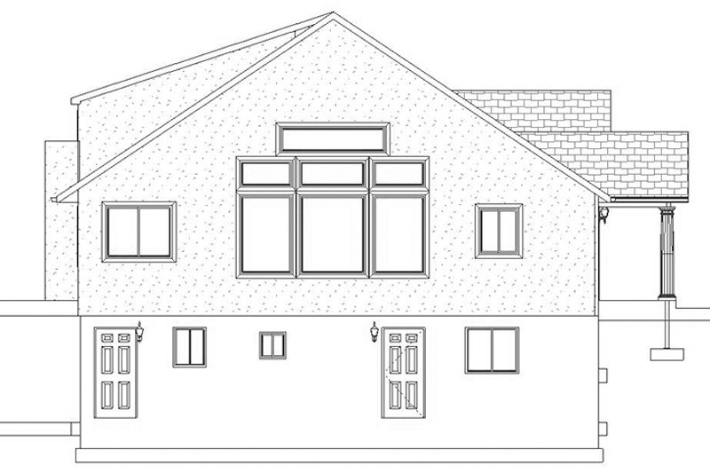 Architectural House Design - Exterior - Other Elevation 1 for Traditional House Plan #1060-20 - 5 bed, 5 bath