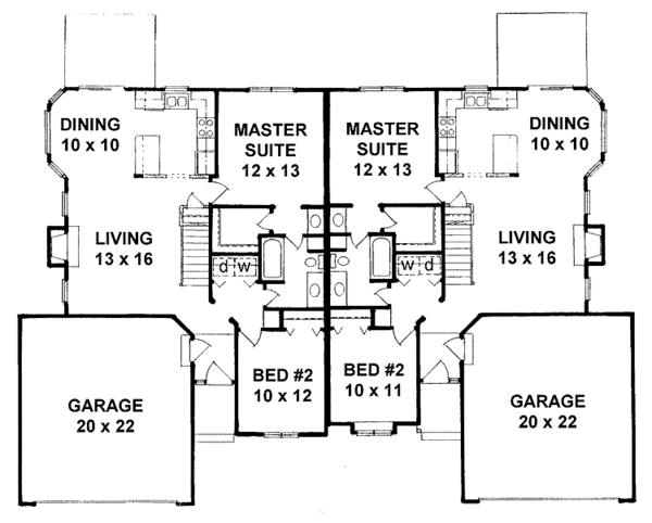 House Plan Design - Traditional Floor Plan - Main Floor Plan #58-229