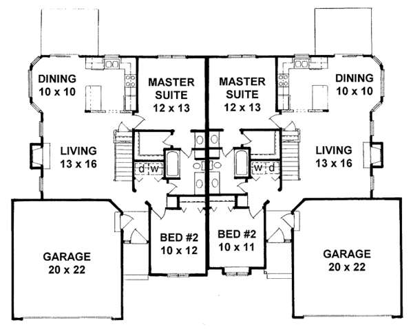 Architectural House Design - Traditional Floor Plan - Main Floor Plan #58-229