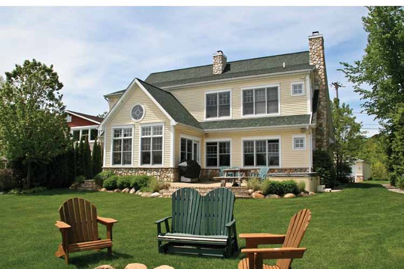 Home Plan - Exterior - Rear Elevation 2 for Craftsman House Plan #928-208 - 5 bed, 3 bath
