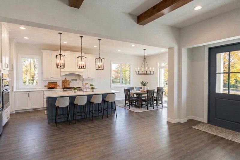 Architectural House Design - Interior - Entry 1 for Farmhouse House Plan #51-1549 - 4 bed, 3.5 bath