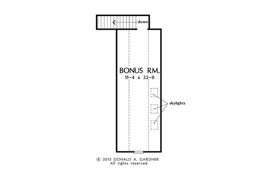 Floor Plan - Other Floor for Traditional House Plan #929-979 - 3 bed, 2 bath