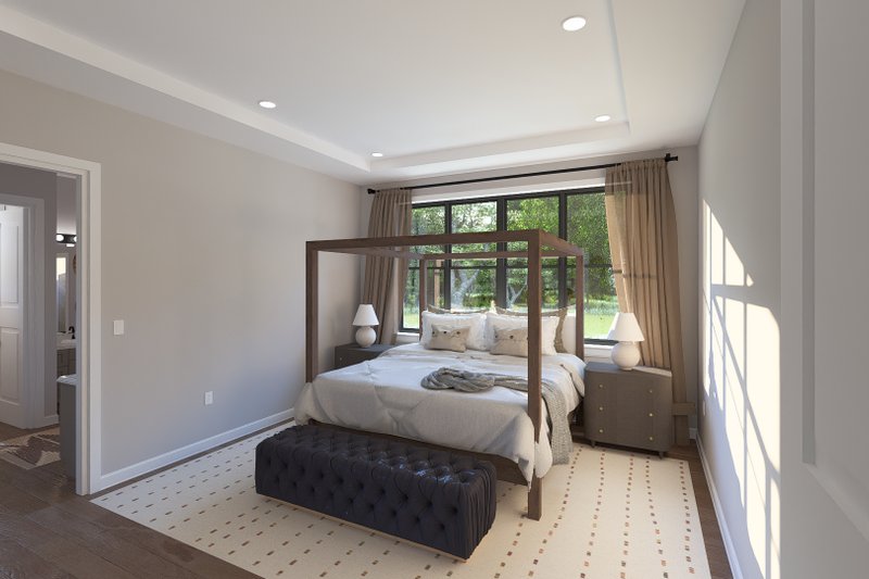 Dream House Plan - Interior - Master Bedroom for Farmhouse House Plan #1060-426 - 2 bed, 3.5 bath