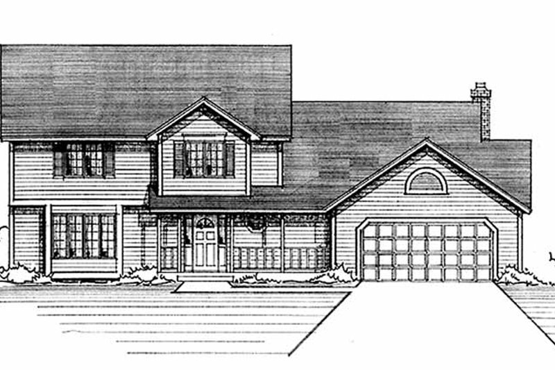 Home Plan - Country Exterior - Front Elevation Plan #51-860
