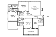 Colonial Style House Plan - 4 Beds 4.5 Baths 4205 Sq/Ft Plan #927-327 