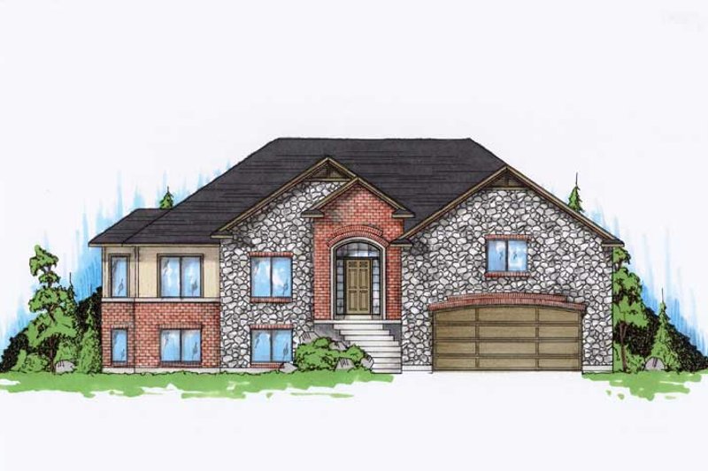 Home Plan - Ranch Exterior - Front Elevation Plan #5-236