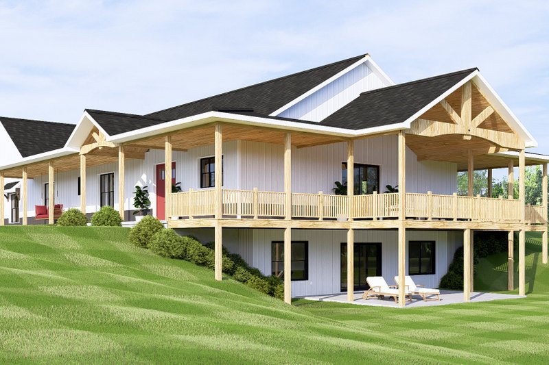 Home Plan - Exterior - Other Elevation 2 for Barndominium House Plan #1064-473 - 3 bed, 3.5 bath