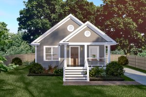 Bungalow Exterior - Front Elevation Plan #79-116