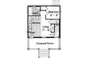 Cottage Style House Plan - 1 Beds 1 Baths 704 Sq/Ft Plan #417-101 