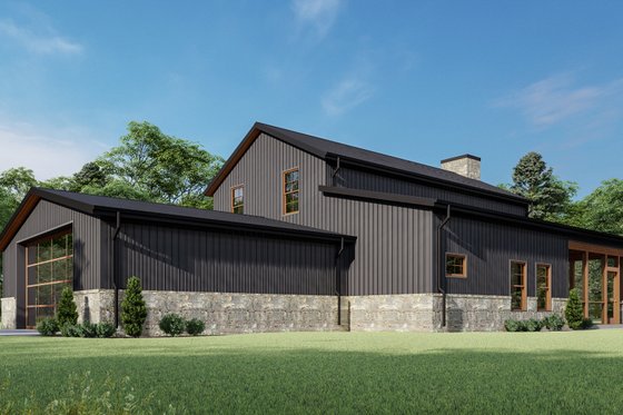 Exterior - Other Elevation 2 for Barndominium House Plan #1092-43 - 4 bed, 2.5 bath