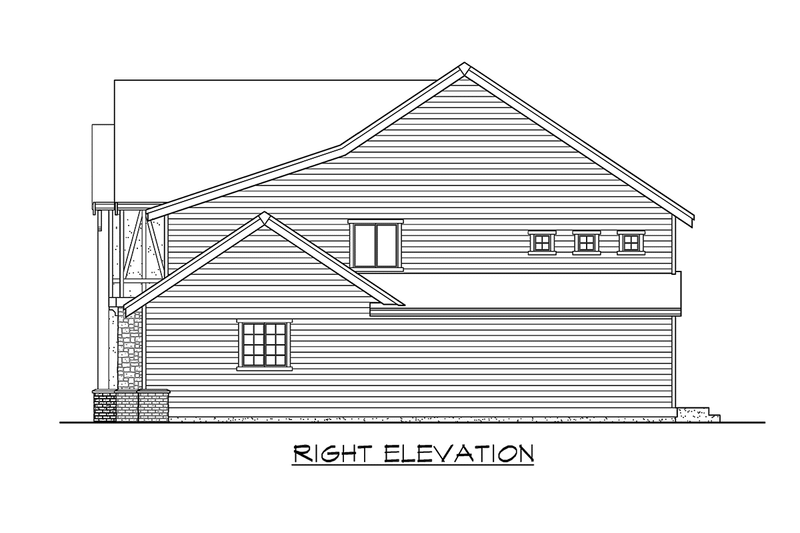 Dream House Plan - Exterior - Other Elevation 2 for Country House Plan #132-115 - 3 bed, 2.5 bath