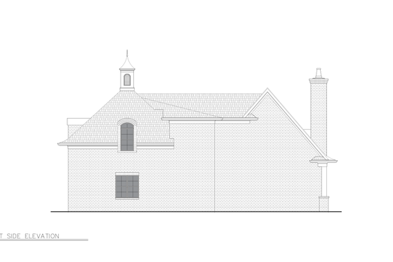 Exterior - Other Elevation 2 for Traditional House Plan #54-728, 0 bath