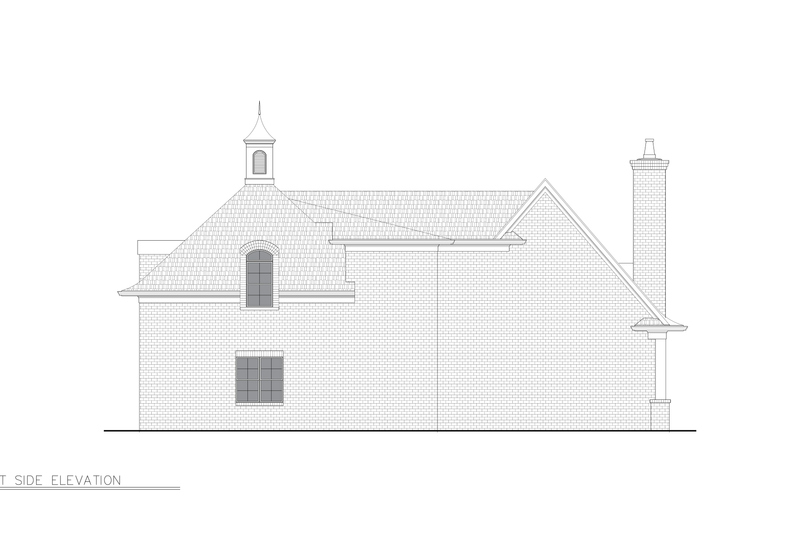Dream House Plan - Exterior - Other Elevation 2 for Traditional House Plan #54-728, 0 bath