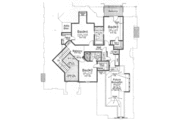 European Style House Plan - 4 Beds 3.5 Baths 3335 Sq/Ft Plan #310-500 