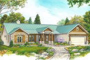 Country Style House Plan - 3 Beds 2 Baths 1780 Sq/Ft Plan #140-192 