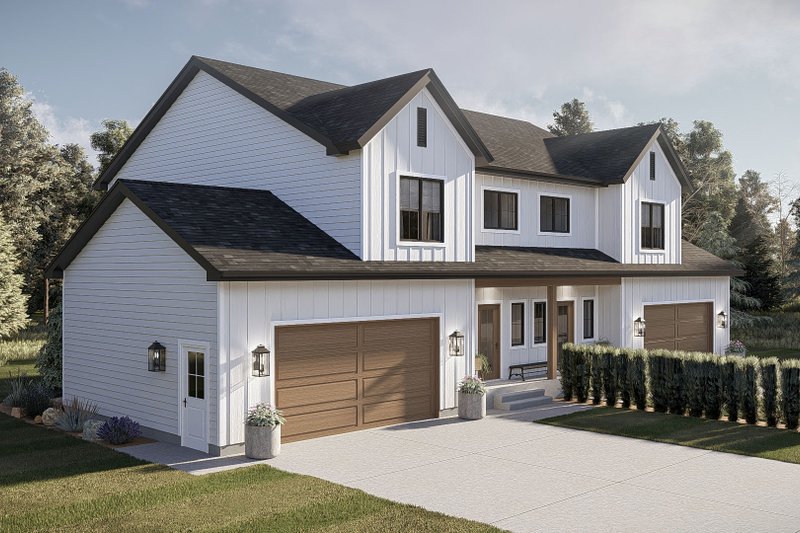 Home Plan - Exterior - Other Elevation for Farmhouse House Plan #455-808 - 3 bed, 2.5 bath