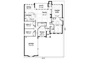 European Style House Plan - 3 Beds 2 Baths 3035 Sq/Ft Plan #84-634 