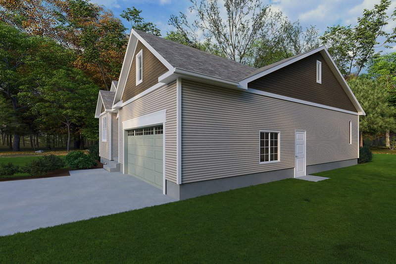 Home Plan - Exterior - Other Elevation 1 for Ranch House Plan #1111-3 - 3 bed, 2 bath
