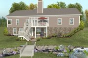 Traditional Style House Plan - 2 Beds 2.5 Baths 1500 Sq/Ft Plan #56-606 