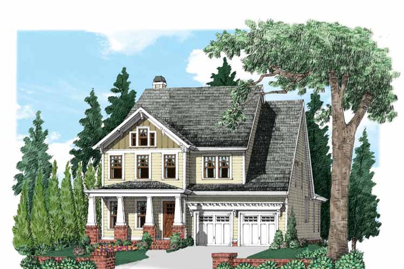 Home Plan - Exterior - Front Elevation 3 for Craftsman House Plan #927-530 - 3 bed, 3.5 bath