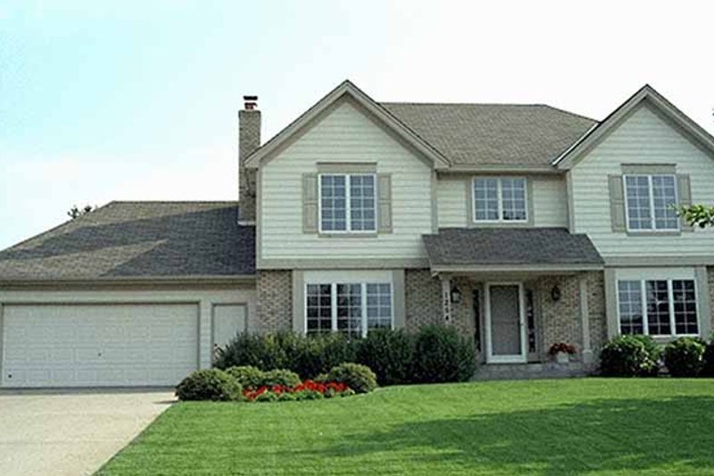 Architectural House Design - Colonial Exterior - Front Elevation Plan #51-756