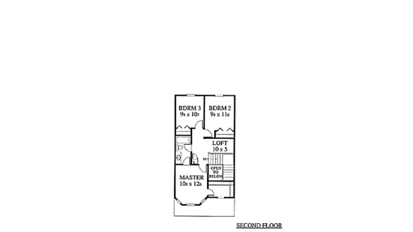 Dream House Plan - Country Floor Plan - Upper Floor Plan #1053-36