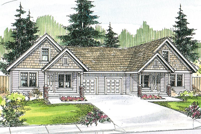 Home Plan - Craftsman Exterior - Front Elevation Plan #124-709