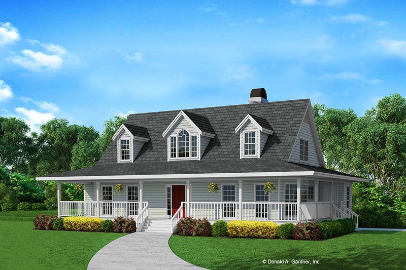 Home Plan - Country Exterior - Front Elevation Plan #929-87