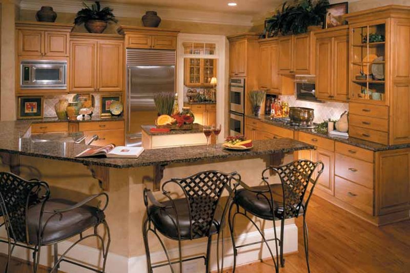 Home Plan - Interior - Kitchen for Colonial House Plan #429-313 - 5 bed, 3.5 bath