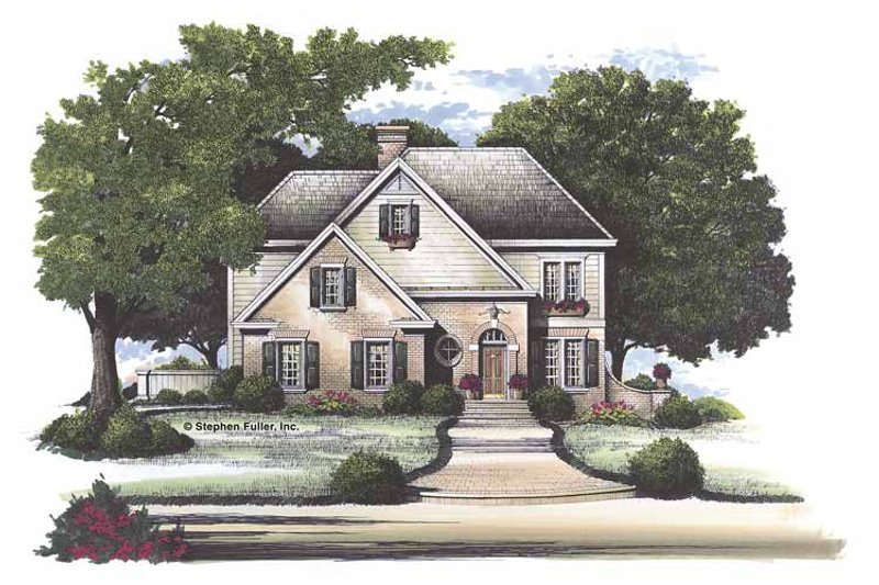House Plan Design - Traditional Exterior - Front Elevation Plan #429-118