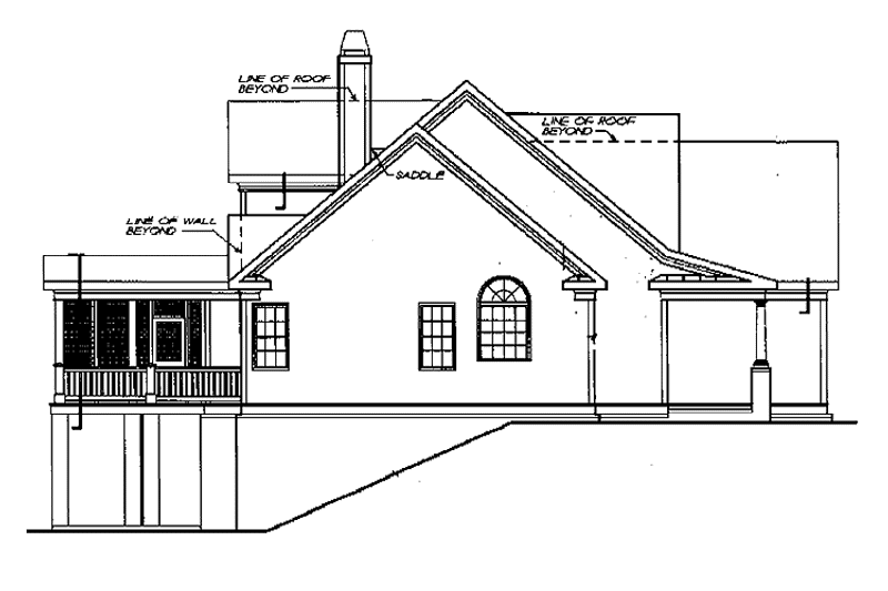 Dream House Plan - Exterior - Other Elevation for Craftsman House Plan #927-310 - 4 bed, 3 bath