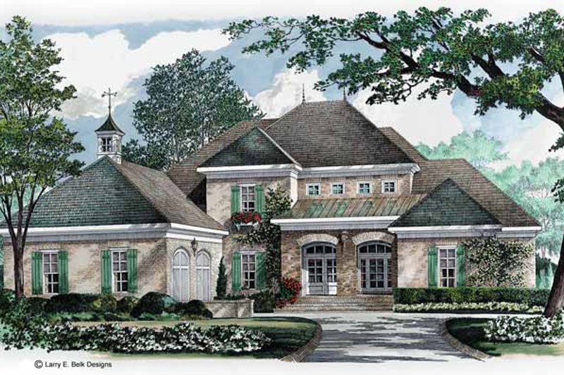 Dream House Plan - European Exterior - Front Elevation Plan #952-282