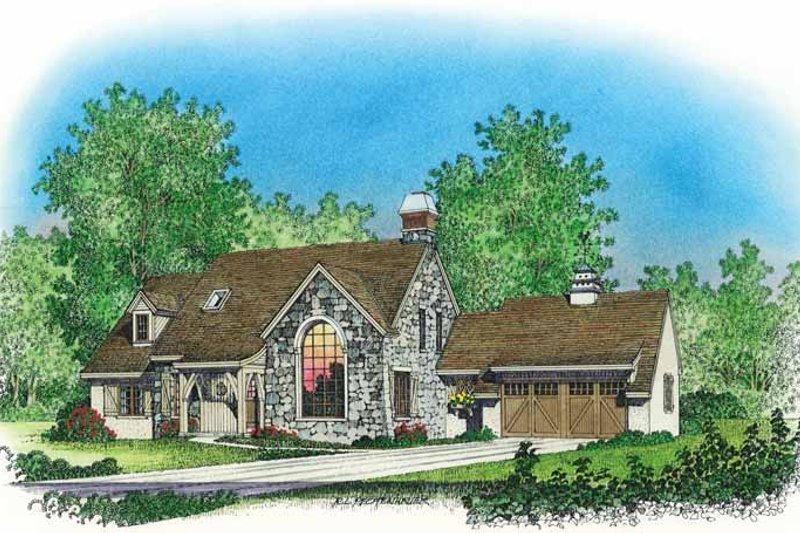 Home Plan - Country Exterior - Front Elevation Plan #1016-81