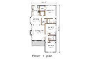 Cottage Style House Plan - 3 Beds 2 Baths 1152 Sq/Ft Plan #79-136 