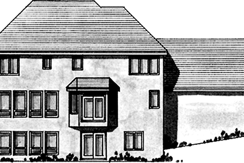 Dream House Plan - Exterior - Rear Elevation for Traditional House Plan #51-840 - 3 bed, 2.5 bath