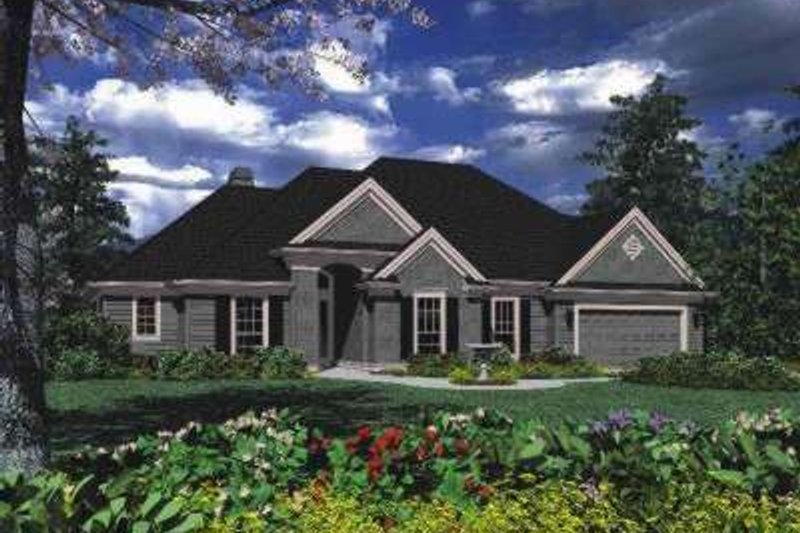 Home Plan - Traditional Exterior - Front Elevation Plan #48-123